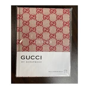 Gucci Notebook NWT Limited Edition Japan My scrapbook monogram hard cover GG